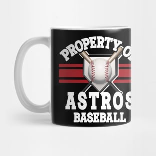 Proud Name Astros Graphic Property Vintage Baseball Mug